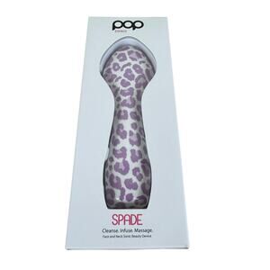 Pop Sonic NIB Space Face & Neck Sonic Beauty Device‎ Leopard Print